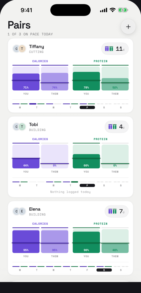 Gemel Pairs screen